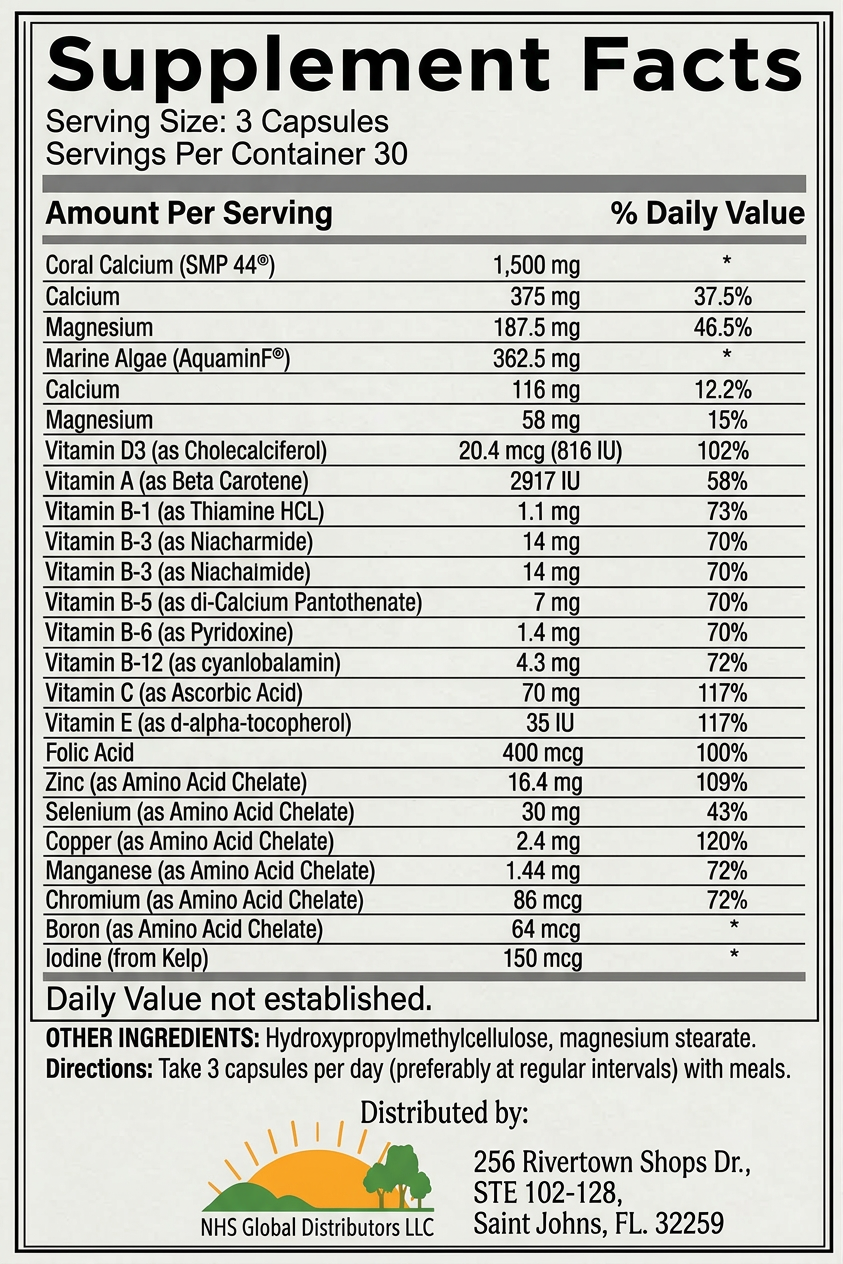 Coral Calcium “Marine Plus” ™